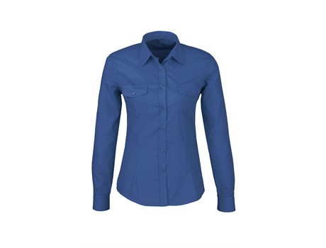 US Basic Ladies Long Sleeve Kensington Shirt - Image 6