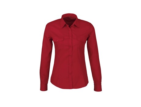 US Basic Ladies Long Sleeve Kensington Shirt - Image 5
