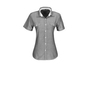 US Basic Ladies Short Sleeve Windsor Shirt