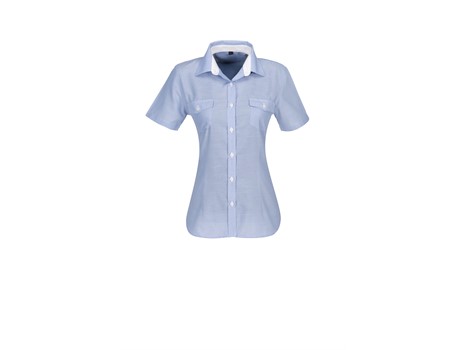 US Basic Ladies Short Sleeve Windsor Shirt - Image 2
