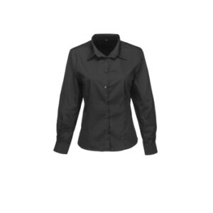 US Basic Ladies Long Sleeve Milano Shirt