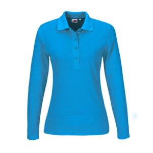 US Basic Ladies Long Sleeve Elemental Golf Shirt