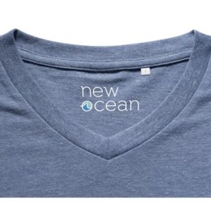 US Basic Mens Michigan Melange V-Neck T-Shirt