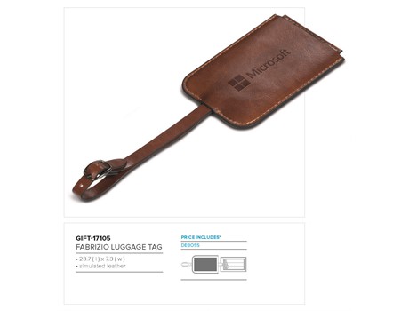 Fabrizio Luggage Tag