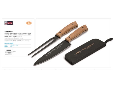 Butchers Block Carving Set