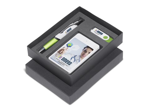 Energyblast Power Bank & USB Gift Set - Black - Image 4