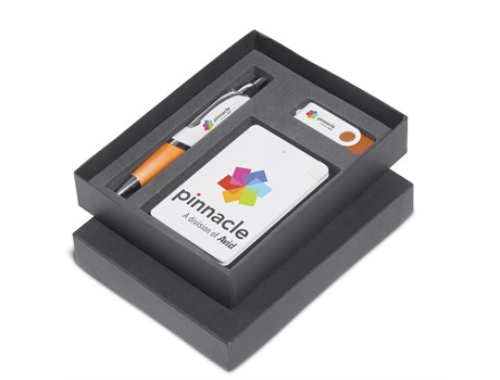 Energyblast Power Bank & USB Gift Set - Black - Image 5