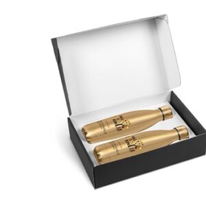 Discovery Water Bottle Gift Set - Gold