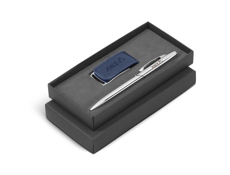 Renaissance USB And Pen Gift Set -Black - Image 3