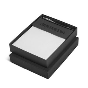 Renaissance Notepad & Pen Gift Set - Black