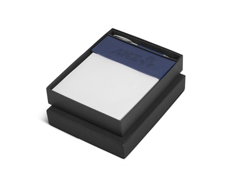 Renaissance Notepad & Pen Gift Set - Black - Image 3