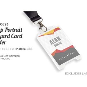 Troop Portrait Lanyard Card Holder