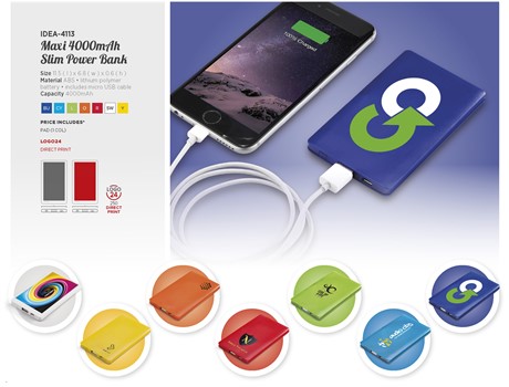 Maxi 4000mAh Slim Powerbank - Image 4