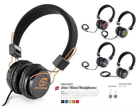 Aztec Wired Headphones - Image 4