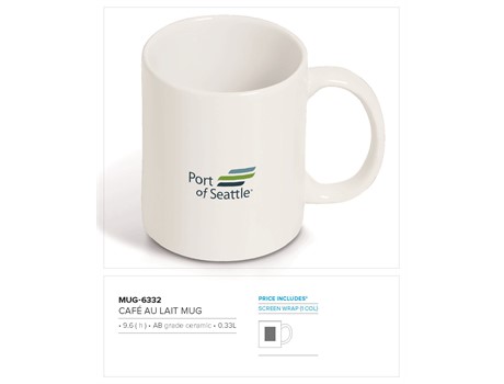 Café Au Lait Mug (Bulk Packed) - 330ml