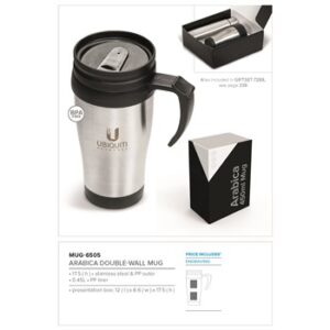 Arabica Double Wall Mug- 450ml