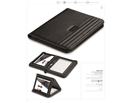 Onyx Zip-Around Tablet Holder & Stand