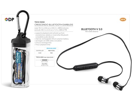 Crescendo Bluetooth Earbuds