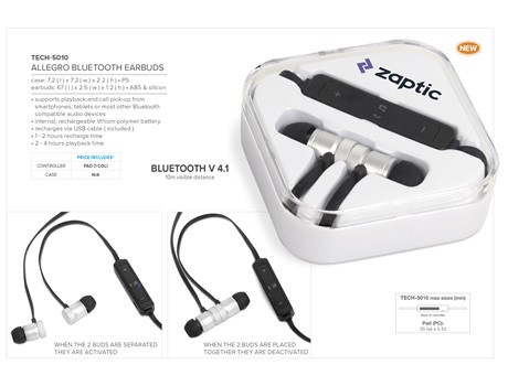Allegro Bluetooth Earbuds