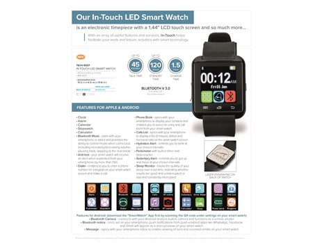 In-Touch LED Smart Watch