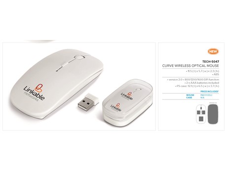 Curve Wireless Optical Mouse