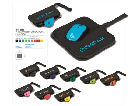 Omega Mouse Pad & Wireless Optical Mouse - Image 5