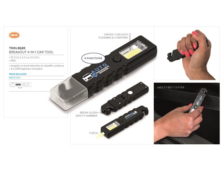 Breakout 4-in-1 Car Tool